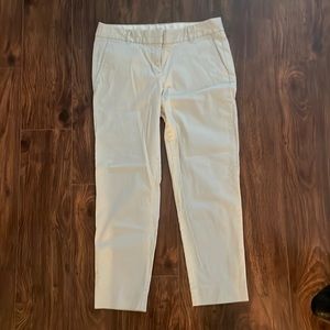 Jcrew cropped chino pants